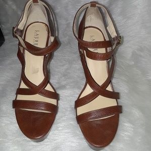 Ralph Lauren Faran Tan Sandals
